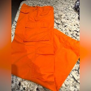 Ralph Lauren Orange Cargo Pants